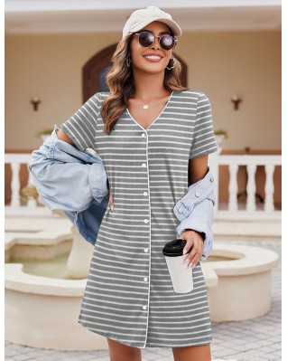 Women's Button-Up Pajama Shorts Women's Button-Up Pajama Shorts
